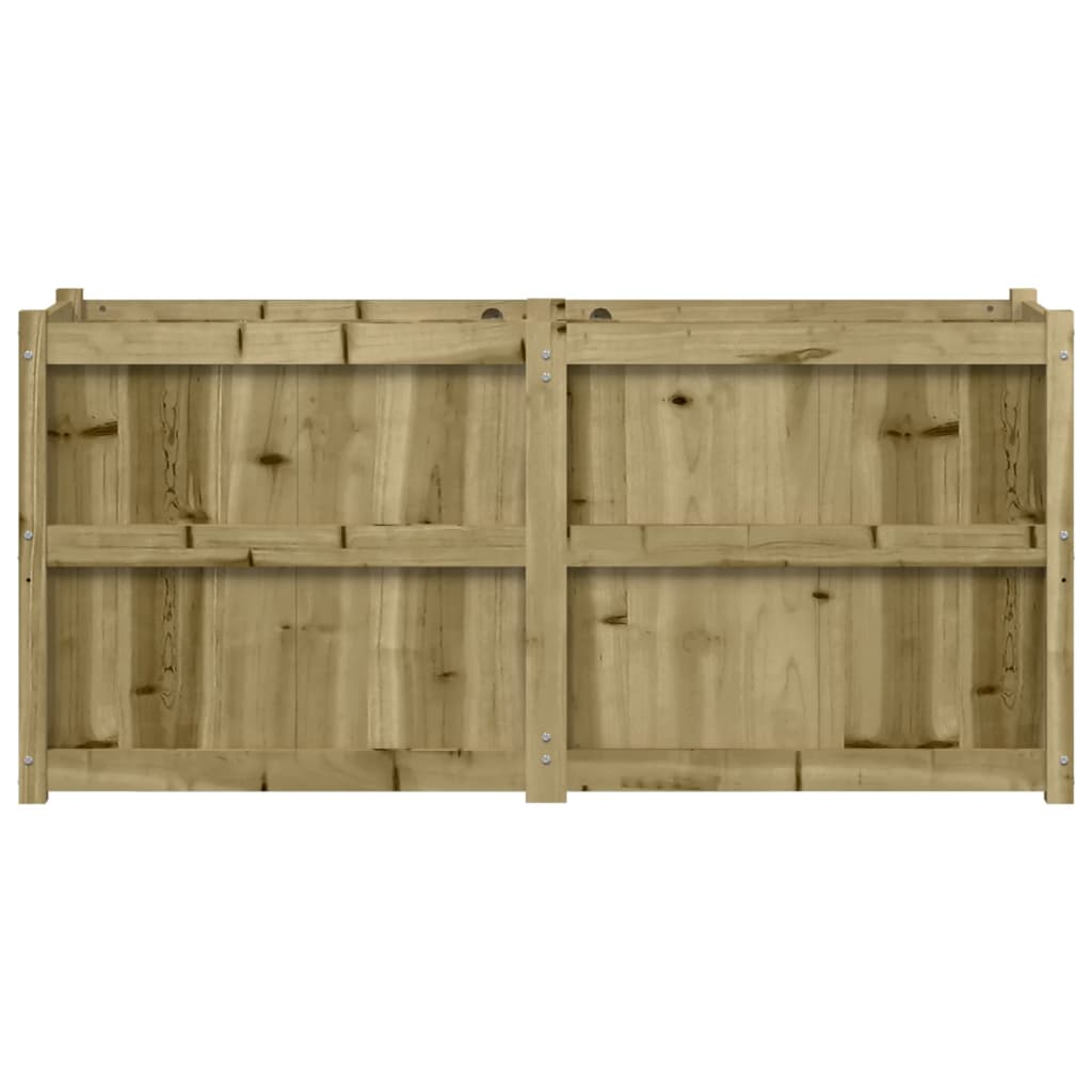 Hageplantekasse 150x50x70 cm impregnert furu