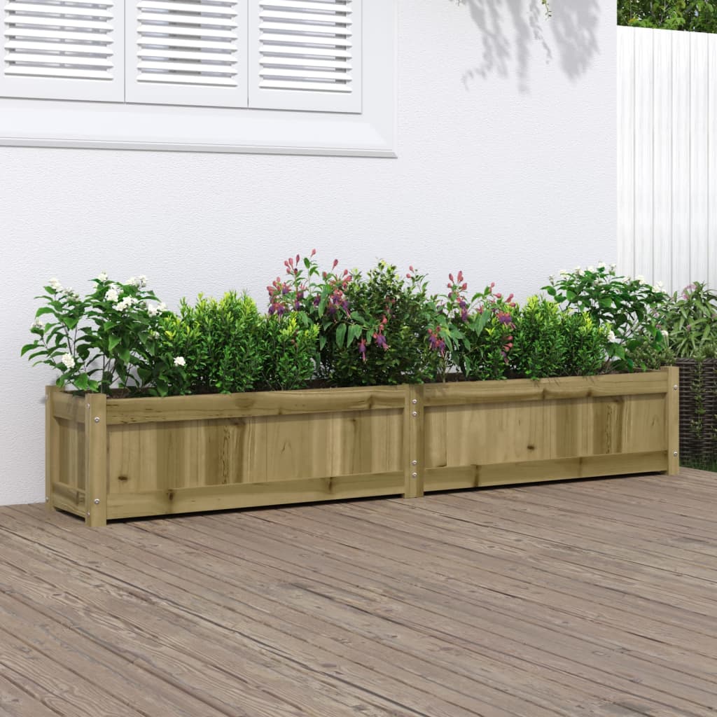 Hageplantekasse 180x31x31 cm impregnert furu