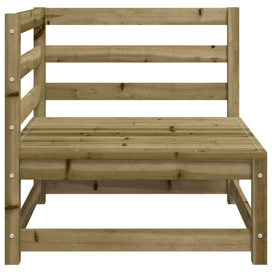 Hagesofaer hjørne 2 stk 70x70x67 cm impregnert furu