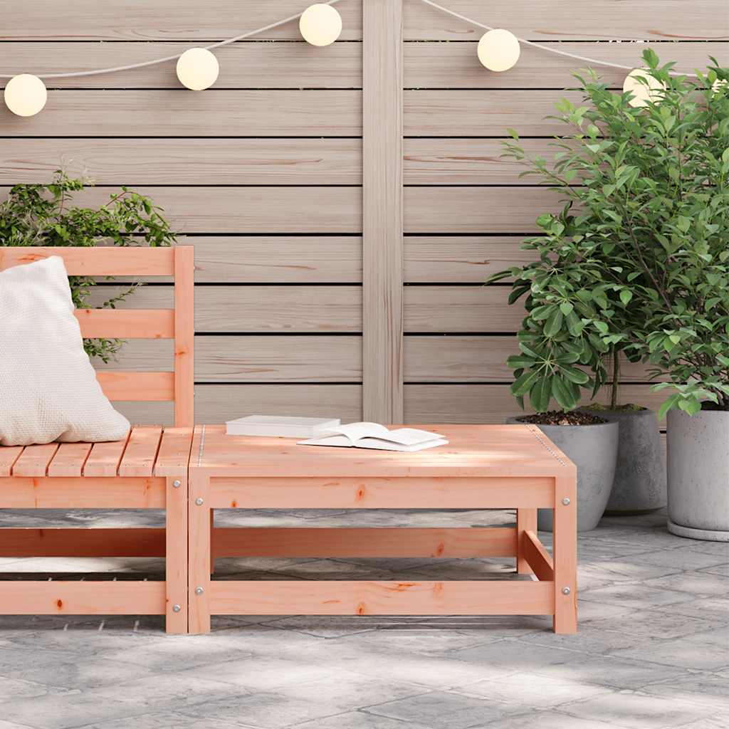 Fotskammel til hage 70x70x30 cm heltre douglasgran vidaXL