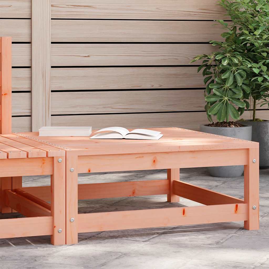 Fotskammel til hage 70x70x30 cm heltre douglasgran vidaXL