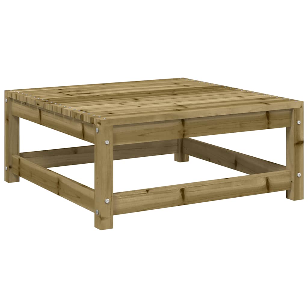 Fotskammel til hage 70x70x30 cm impregnert furu