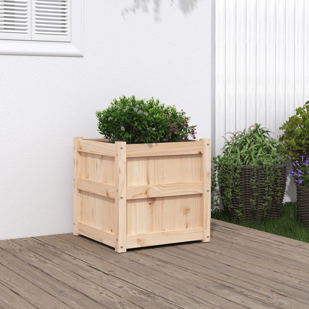 Plantekasse 50x50x50 cm heltre furu