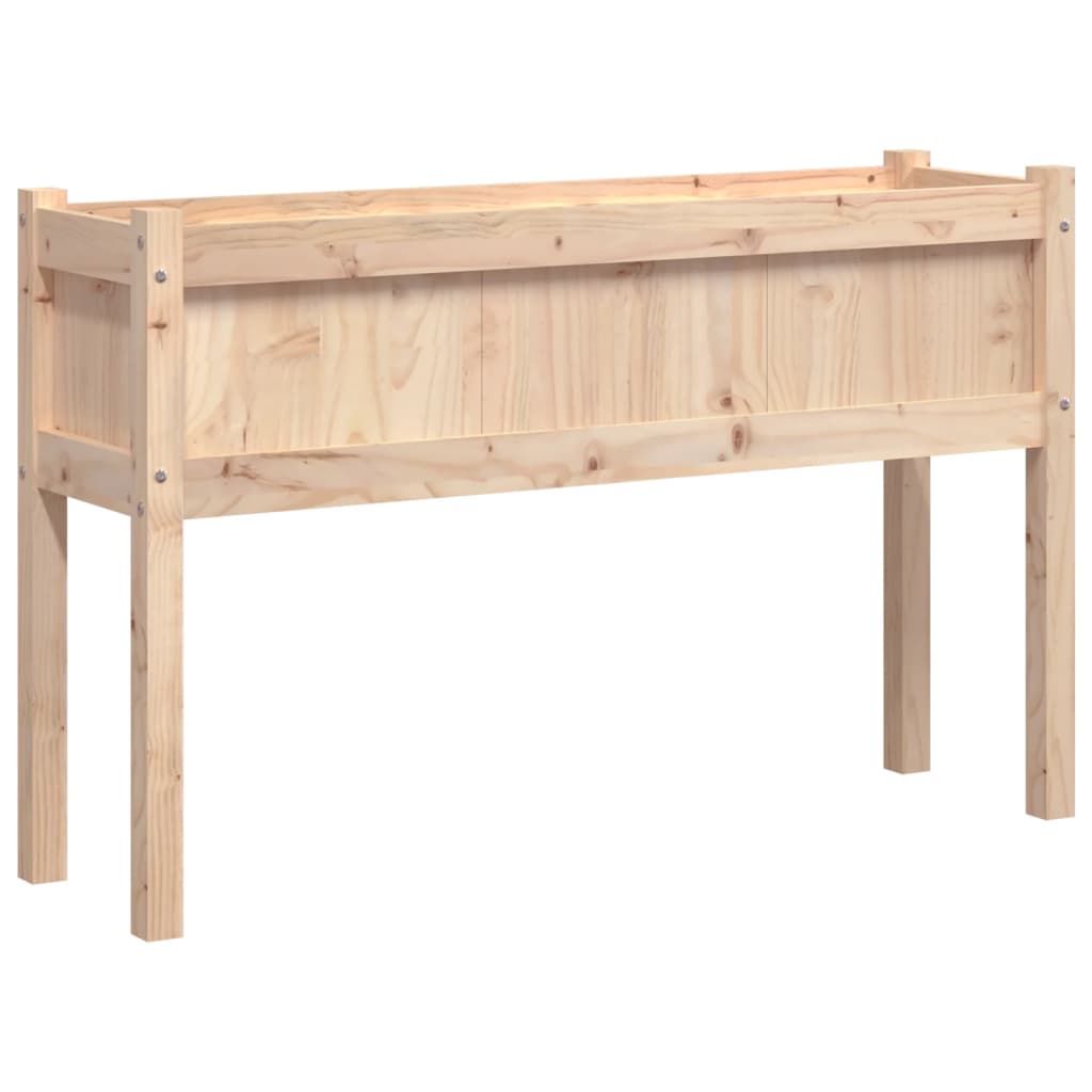 Hageplantekasse med ben 110x31x70 cm heltre furu