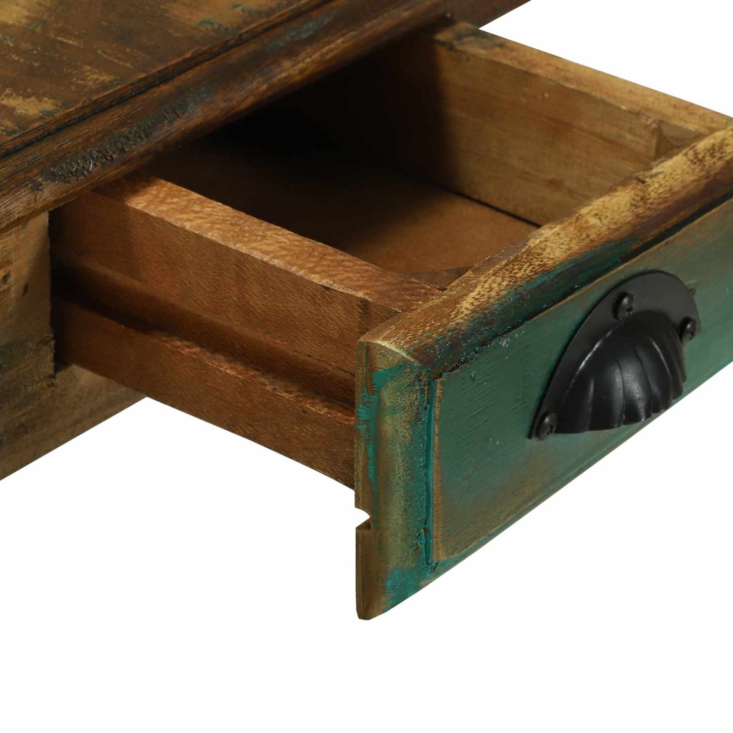 Skrivebord med skuff Brun 112 x 55 x 76 cm Massiv Reclaim Tre