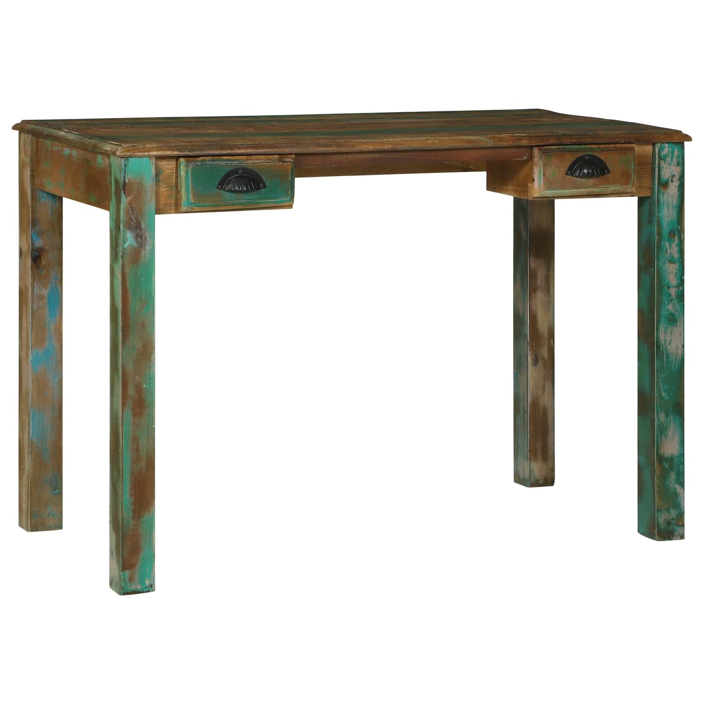 Skrivebord med skuff Brun 112 x 55 x 76 cm Massiv Reclaim Tre