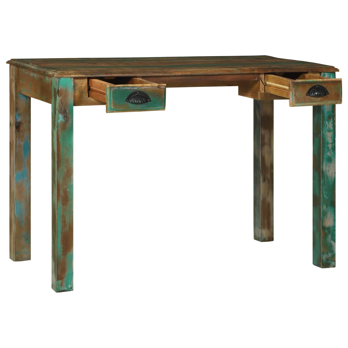 Skrivebord med skuff Brun 112 x 55 x 76 cm Massiv Reclaim Tre