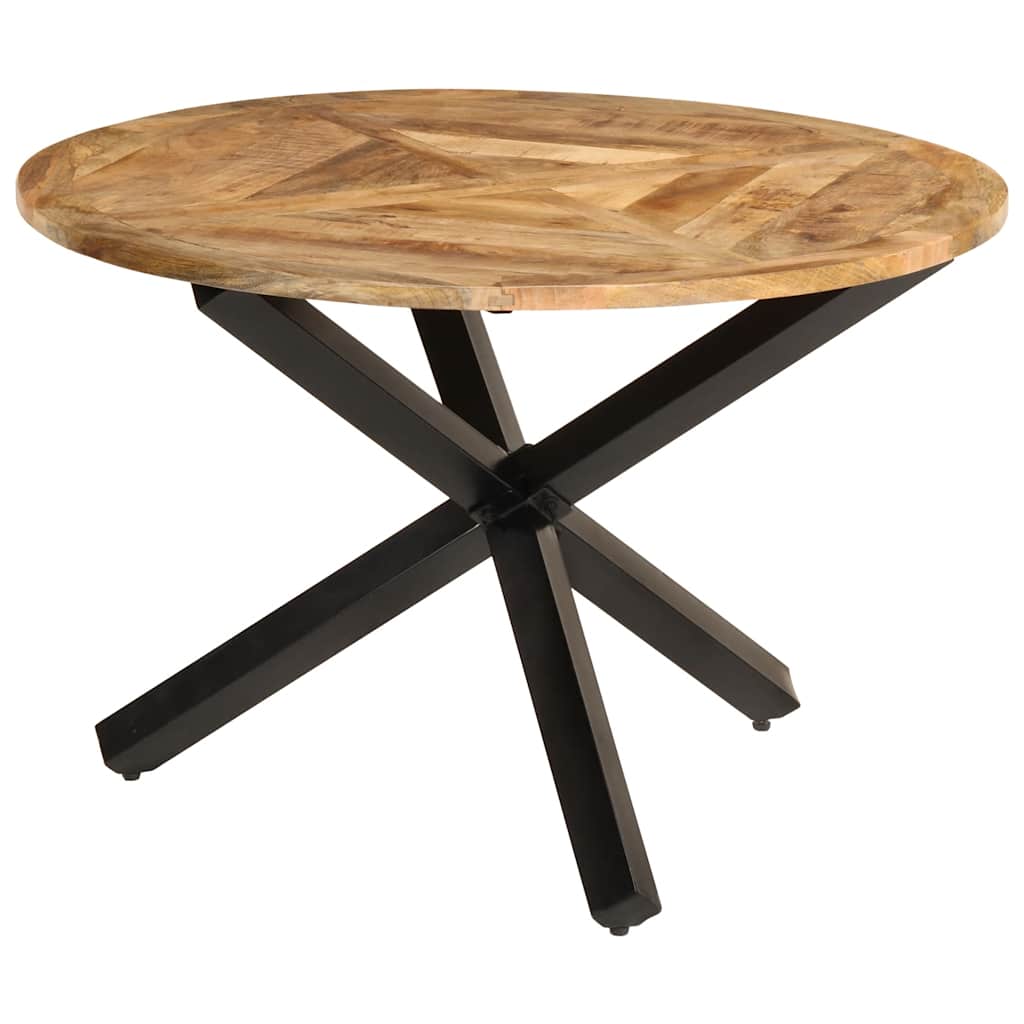 Spisebord Ø110x75 cm grov heltre mango