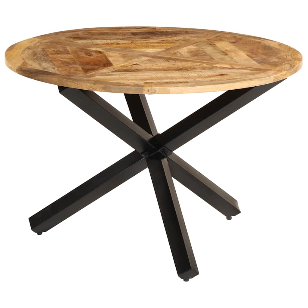 Spisebord Ø110x75 cm grov heltre mango