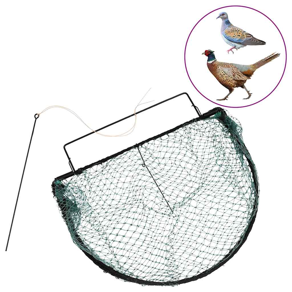 Fuglefelle grønn 50 cm stål vidaXL