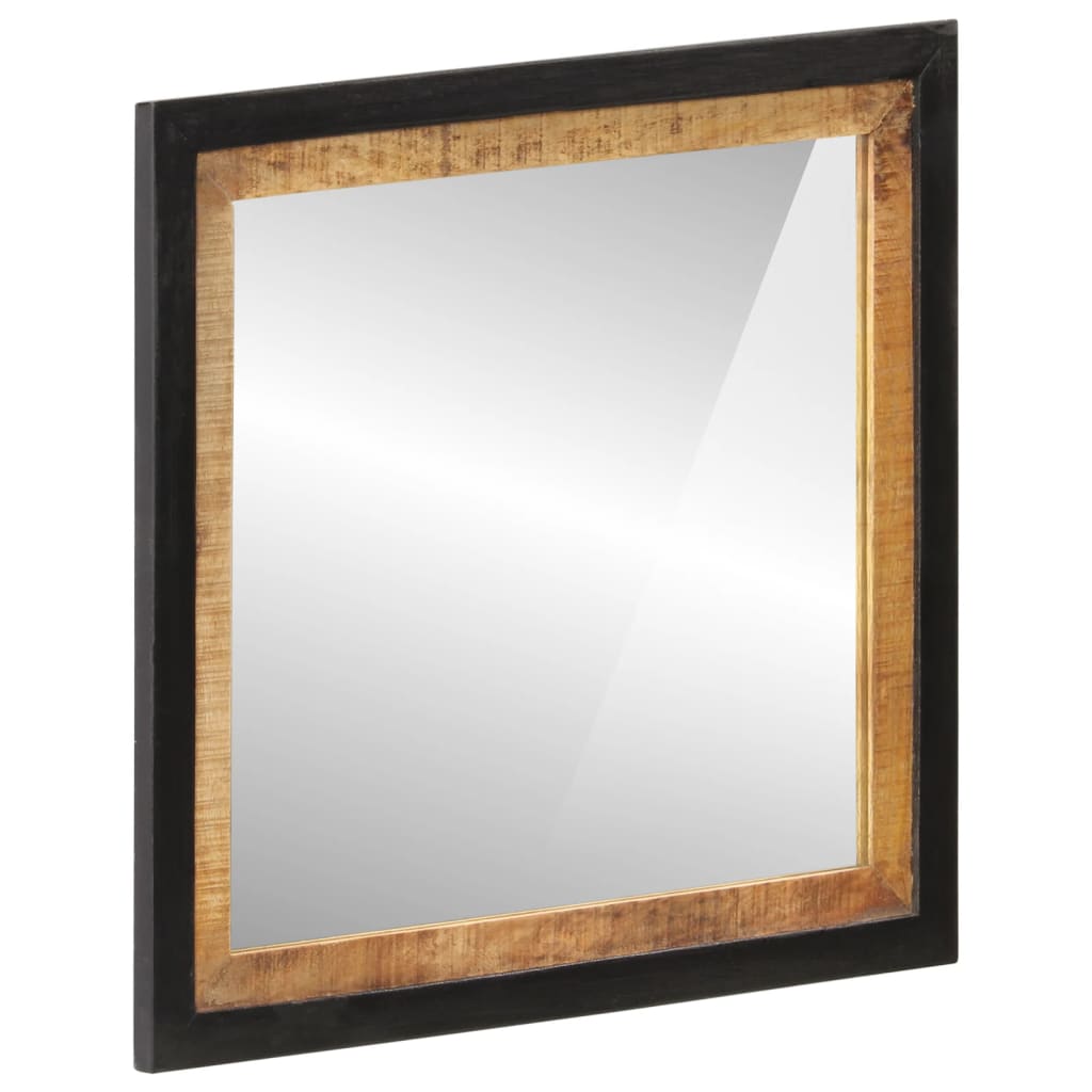 Baderomsspeil 55x1x60 cm glass og heltre mango