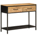 Konsollbord 100x35x76 cm heltre mango og jern