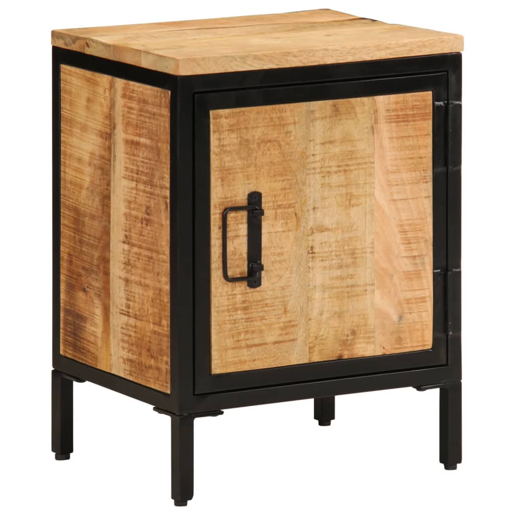 Nattbord 40x30x52,5 cm grovt heltre mangotre
