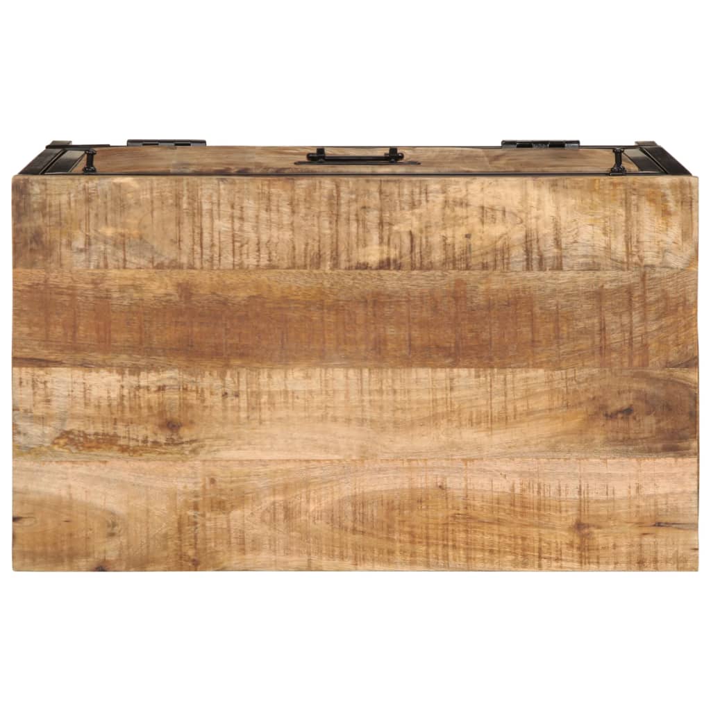 Skoskap 60x35x53 cm grovt heltre mangotre