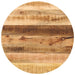 Bordplate Ø 80x3,8 cm rund grovt heltre mango