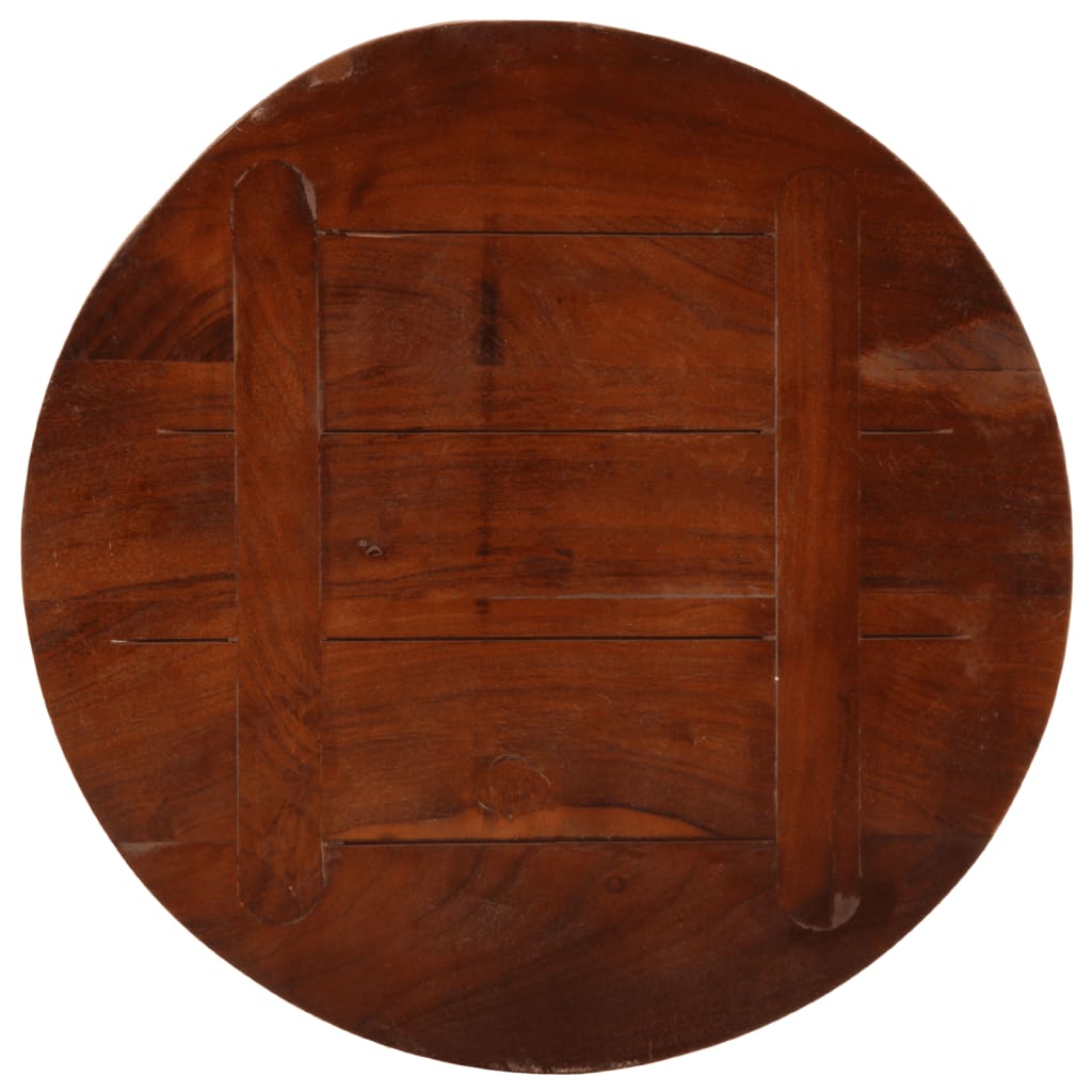 Bordplate Ø 40x2,5 cm rund gjenvunnet heltre