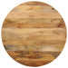 Bordplate Ø 90x2,5 cm rund heltre mango vidaXL