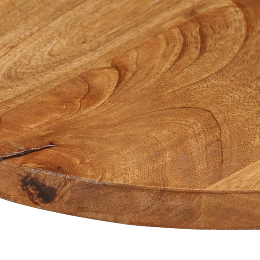 Bordplate Ø 60x2,5 cm rund heltre mango vidaXL