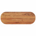 Bordplate 110x40x2,5 cm oval heltre akasie