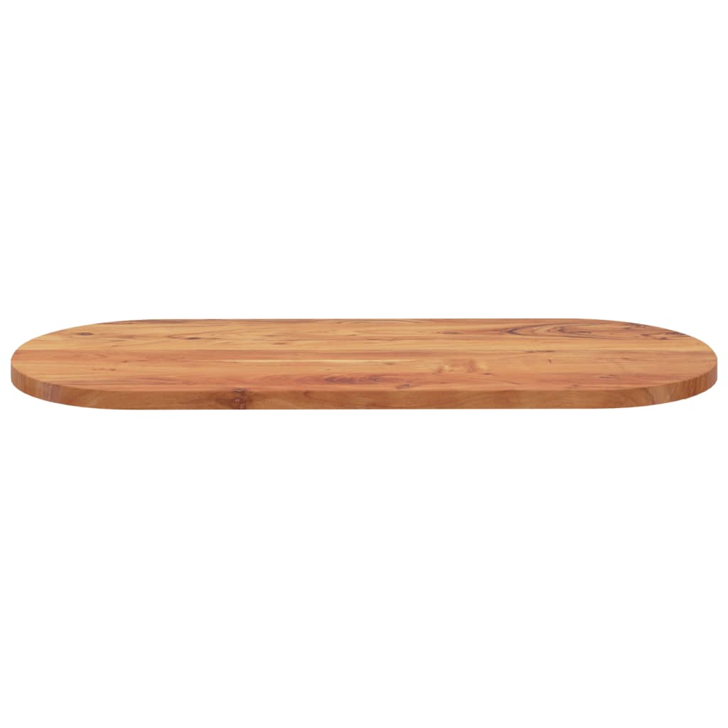 Bordplate 100x40x3,8 cm oval heltre akasie
