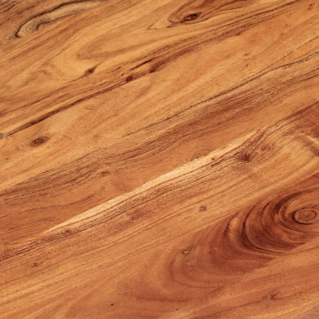 Bordplate 100x40x3,8 cm oval heltre akasie