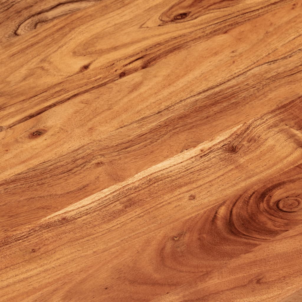 Bordplate 120x50x3,8 cm oval heltre akasie