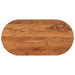 Bordplate 120x60x3,8 cm oval heltre akasie vidaXL