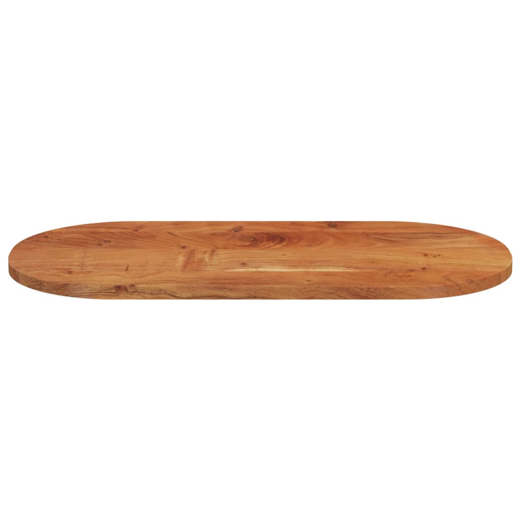 Bordplate 120x60x3,8 cm oval heltre akasie vidaXL