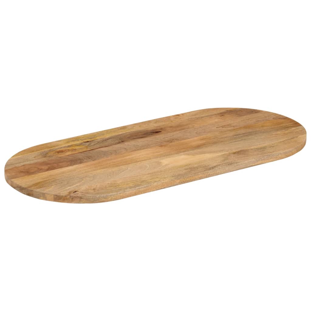 Bordplate 120x50x3,8 cm oval heltre mango