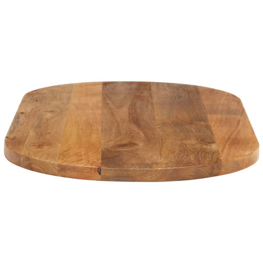 Bordplate 80x40x2,5 cm oval heltre mango