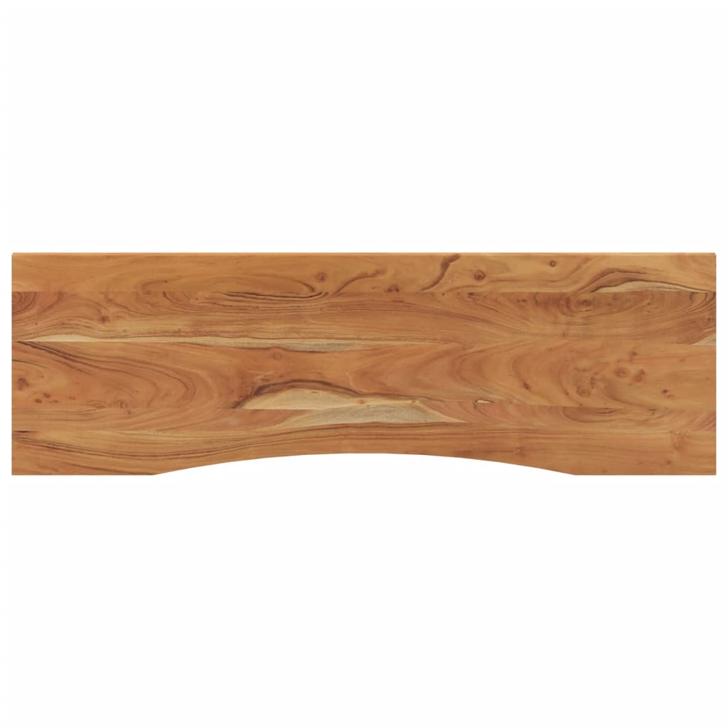 Skrivebordsplate 140x50x2,5 cm rektangulær heltre akasie