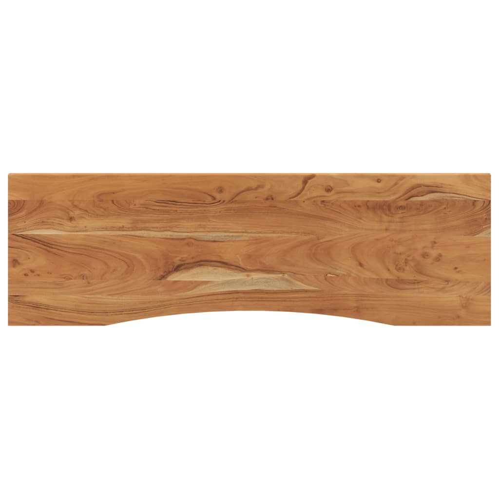 Skrivebordsplate 160x50x2,5 cm rektangulær heltre akasie