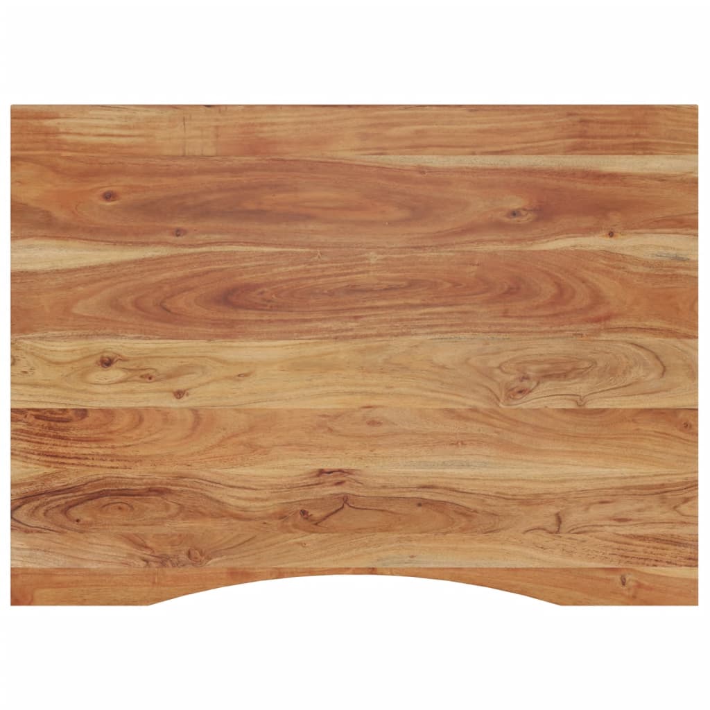 Skrivebordsplate 110x80x2,5 cm rektangulær heltre akasie