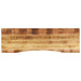 Skrivebordsplate med kurve 160x50x2,5 cm heltre grovt mangotre