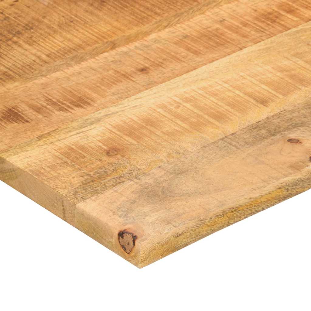 Skrivebordsplate med kurve 160x50x2,5 cm heltre grovt mangotre
