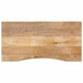 Skrivebordsplate med kurve 110x50x2,5 cm heltre grovt mangotre
