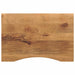 Skrivebordsplate med kurve 90x50x2,5 cm heltre grovt mangotre