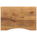 Skrivebordsplate med kurve 100x50x2,5 cm heltre grovt mangotre