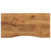 Skrivebordsplate med kurve 140x50x2,5 cm heltre grovt mangotre vidaXL