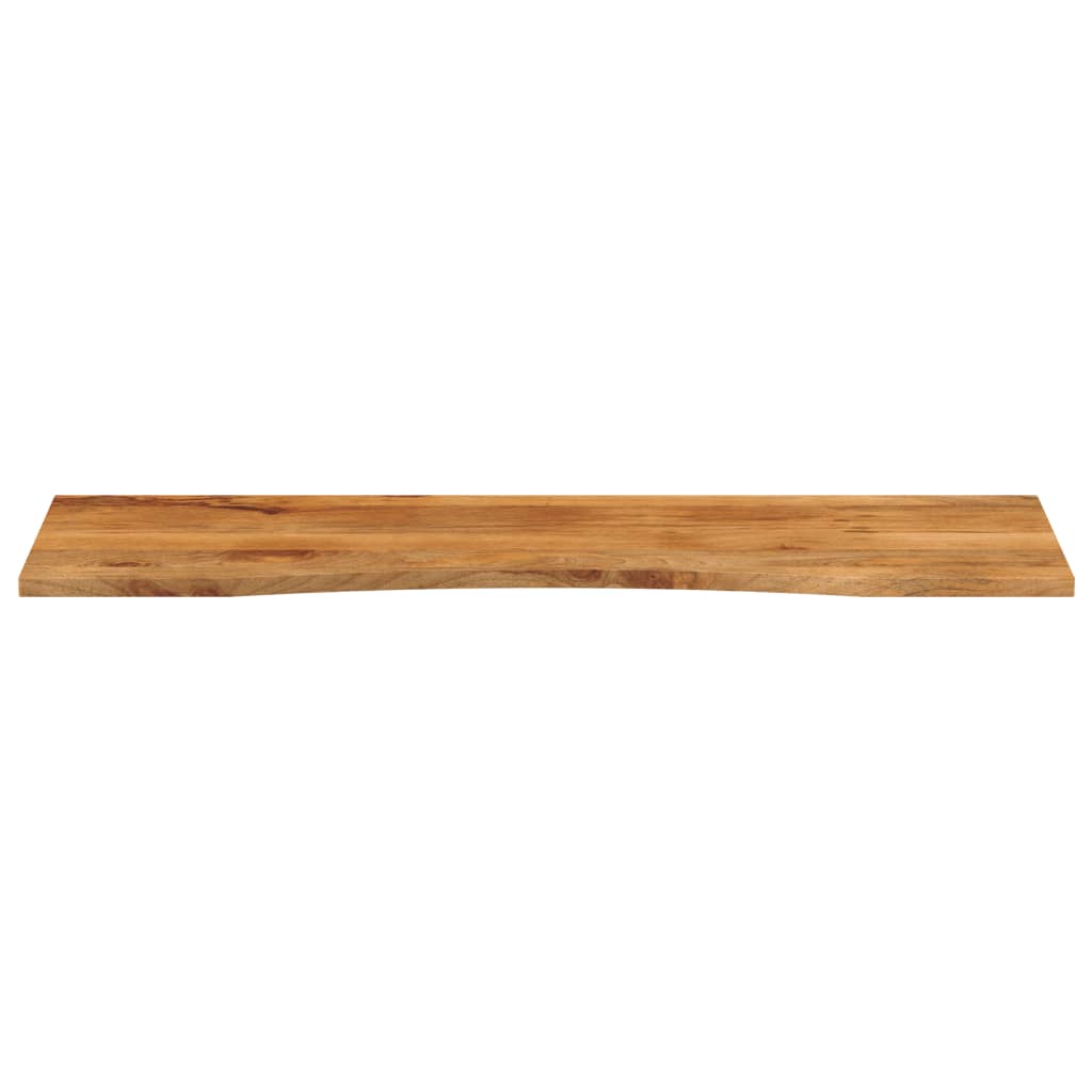 Skrivebordsplate med kurve 160x50x2,5 cm heltre grovt mangotre