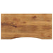 Skrivebordsplate med kurve 110x60x2,5 cm heltre grovt mangotre