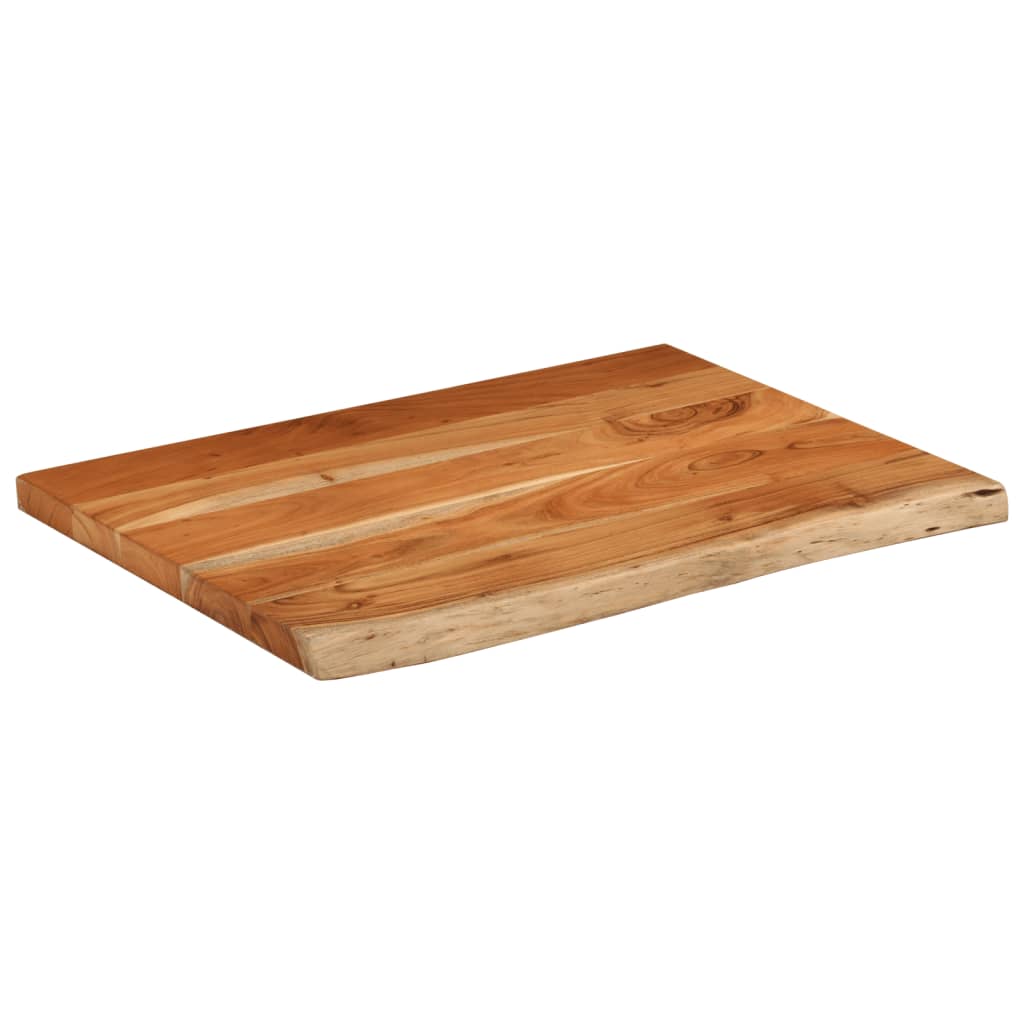 Benkeplate for bad 70x60x2,5 cm rektangulær heltre akasie vidaXL