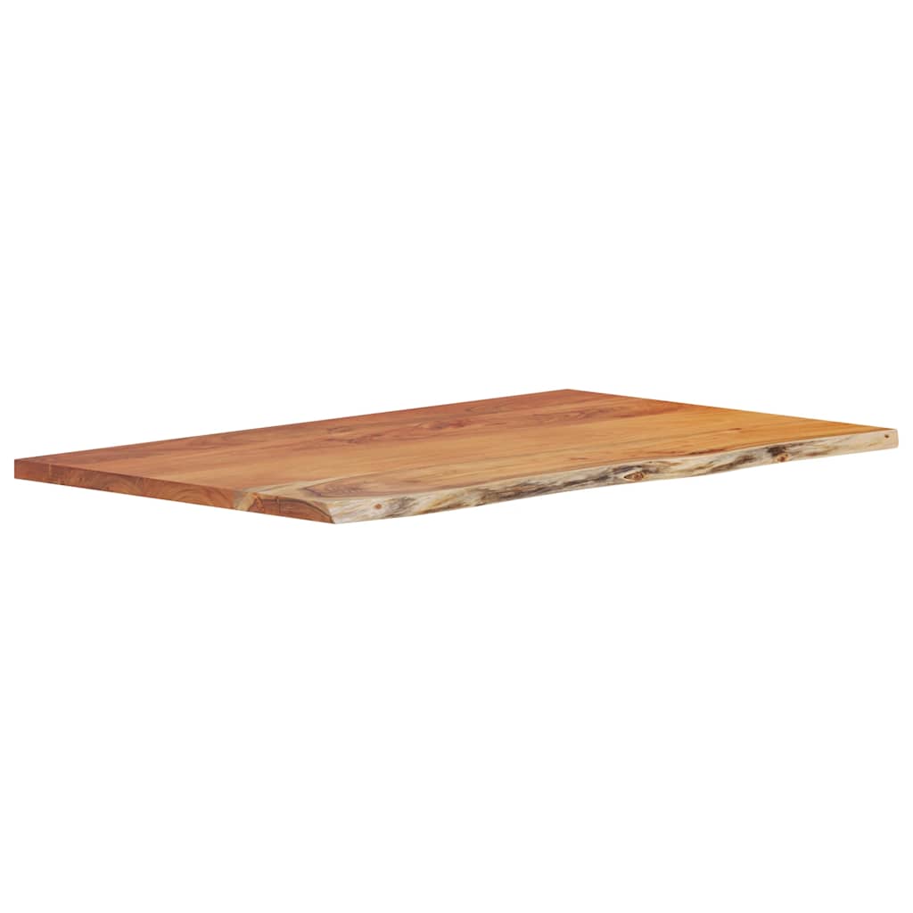 Benkeplate for bad 90x60x2,5 cm rektangulær heltre akasie