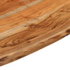 Vegghylle 40x40x3,8 cm firkantet heltre akasie naturlig kant