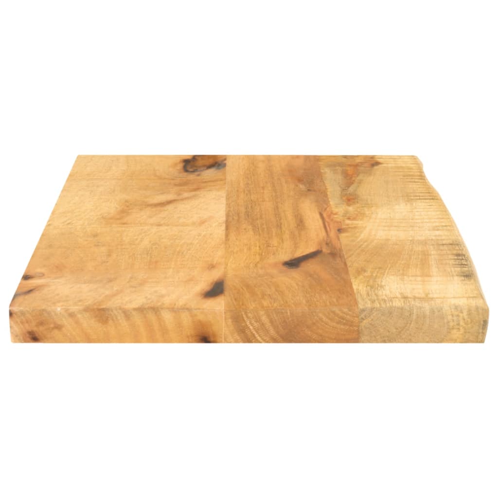 Bordplate 50x20x3,8 cm naturlig kant grovt heltre mangotre
