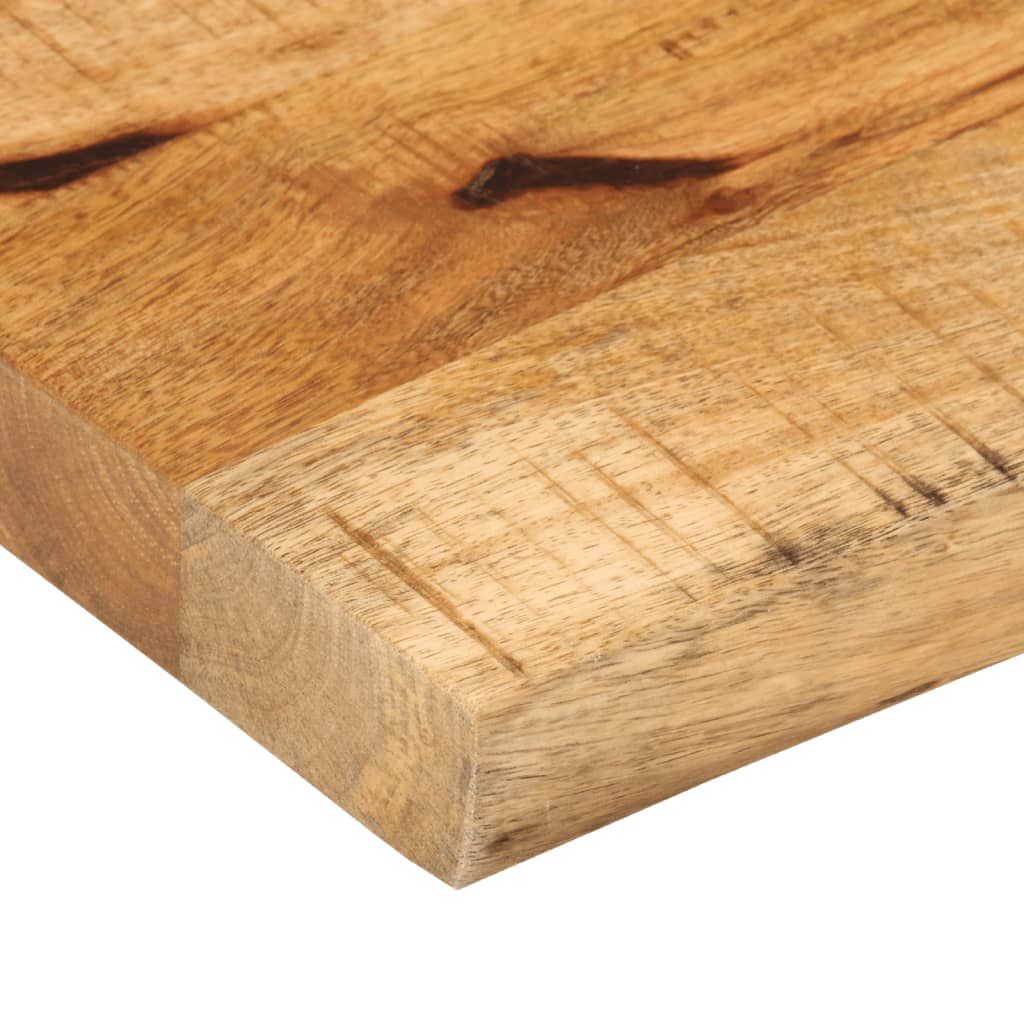 Bordplate 70x40x3,8 cm naturlig kant grovt heltre mangotre