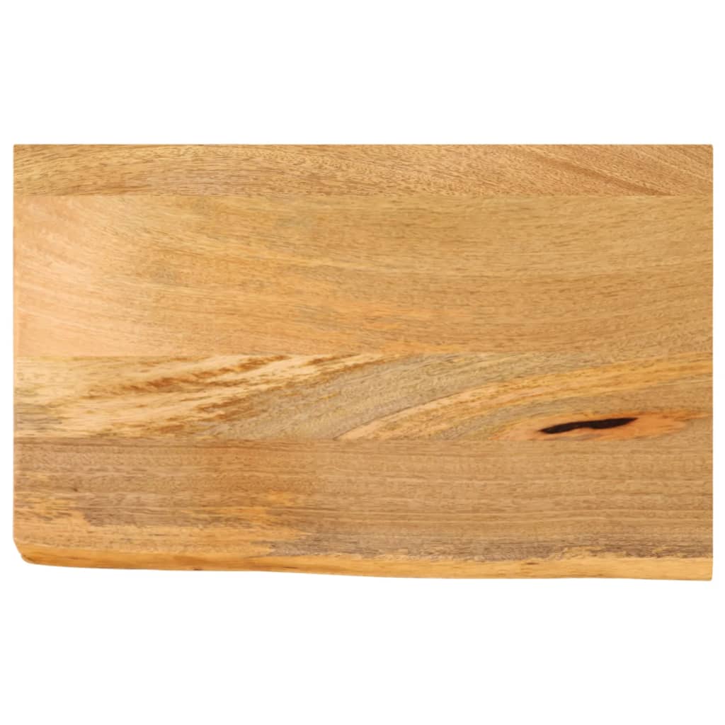 Bordplate med naturlig kant 60x20x2,5 cm heltre mango
