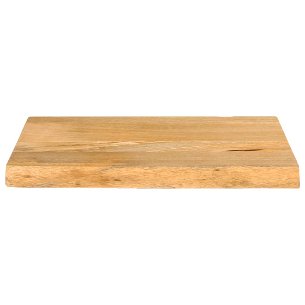 Bordplate med naturlig kant 60x20x2,5 cm heltre mango