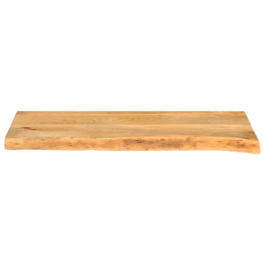 Bordplate med naturlig kant 70x30x2,5 cm heltre mango