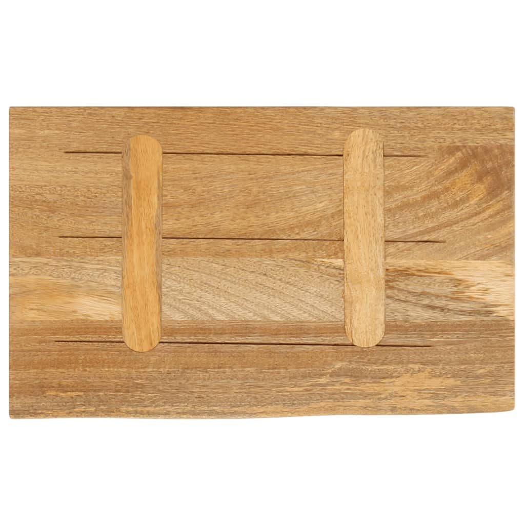 Bordplate naturlig kant 40x30x3,8 cm heltre mango